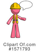 Pink Design Mascot Clipart #1571793 by Leo Blanchette