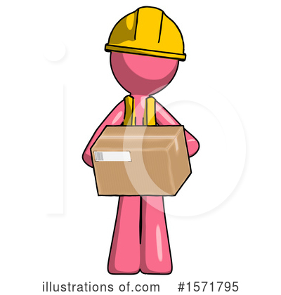 Royalty-Free (RF) Pink Design Mascot Clipart Illustration by Leo Blanchette - Stock Sample #1571795