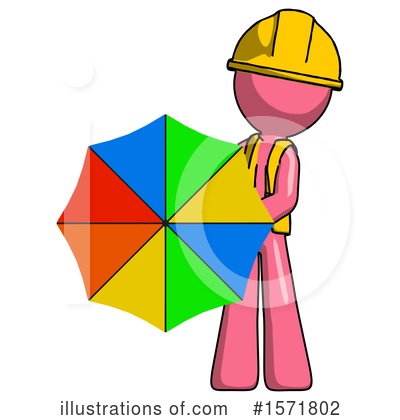 Royalty-Free (RF) Pink Design Mascot Clipart Illustration by Leo Blanchette - Stock Sample #1571802