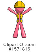Pink Design Mascot Clipart #1571816 by Leo Blanchette