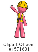 Pink Design Mascot Clipart #1571831 by Leo Blanchette