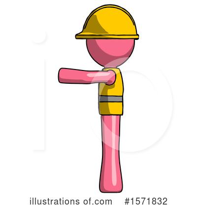 Royalty-Free (RF) Pink Design Mascot Clipart Illustration by Leo Blanchette - Stock Sample #1571832