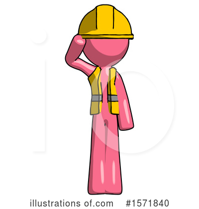 Royalty-Free (RF) Pink Design Mascot Clipart Illustration by Leo Blanchette - Stock Sample #1571840