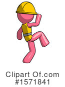 Pink Design Mascot Clipart #1571841 by Leo Blanchette