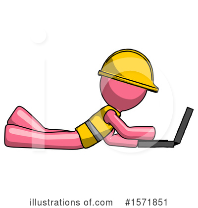 Royalty-Free (RF) Pink Design Mascot Clipart Illustration by Leo Blanchette - Stock Sample #1571851