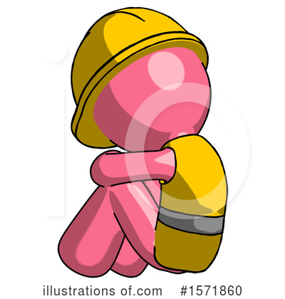 Royalty-Free (RF) Pink Design Mascot Clipart Illustration by Leo Blanchette - Stock Sample #1571860
