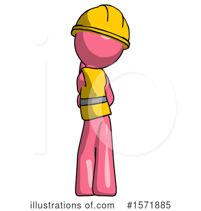Royalty-Free (RF) Pink Design Mascot Clipart Illustration by Leo Blanchette - Stock Sample #1571885