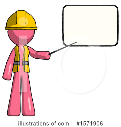 Royalty-Free (RF) Pink Design Mascot Clipart Illustration by Leo Blanchette - Stock Sample #1571906