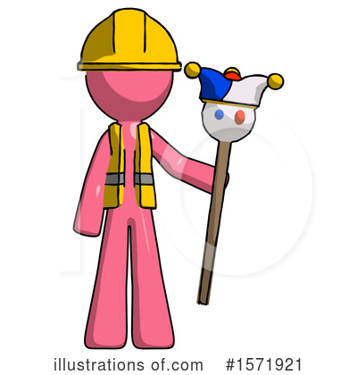 Royalty-Free (RF) Pink Design Mascot Clipart Illustration by Leo Blanchette - Stock Sample #1571921