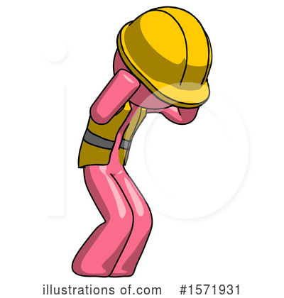 Royalty-Free (RF) Pink Design Mascot Clipart Illustration by Leo Blanchette - Stock Sample #1571931