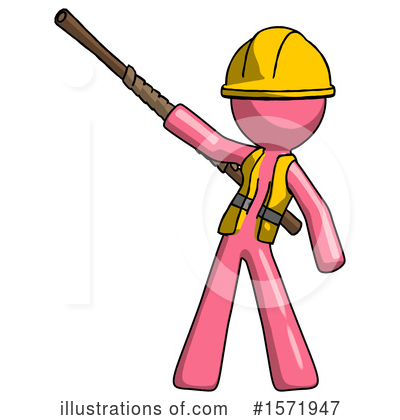 Royalty-Free (RF) Pink Design Mascot Clipart Illustration by Leo Blanchette - Stock Sample #1571947