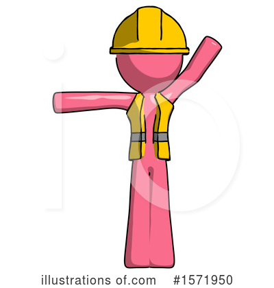 Royalty-Free (RF) Pink Design Mascot Clipart Illustration by Leo Blanchette - Stock Sample #1571950