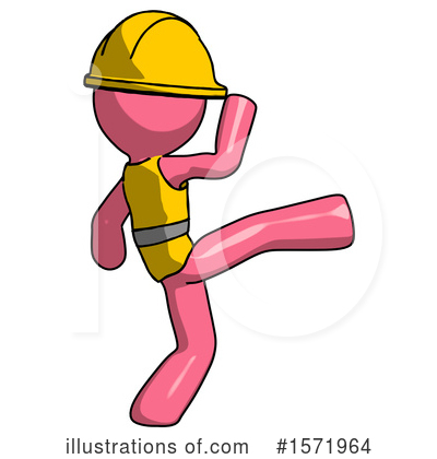 Royalty-Free (RF) Pink Design Mascot Clipart Illustration by Leo Blanchette - Stock Sample #1571964