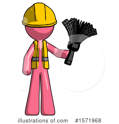 Royalty-Free (RF) Pink Design Mascot Clipart Illustration by Leo Blanchette - Stock Sample #1571968
