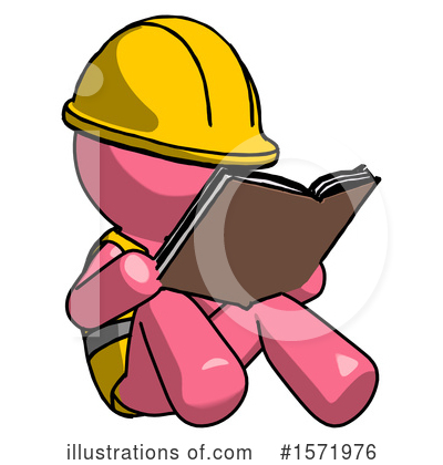 Royalty-Free (RF) Pink Design Mascot Clipart Illustration by Leo Blanchette - Stock Sample #1571976
