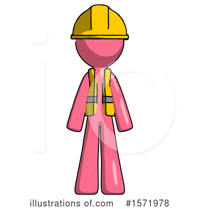 Royalty-Free (RF) Pink Design Mascot Clipart Illustration by Leo Blanchette - Stock Sample #1571978