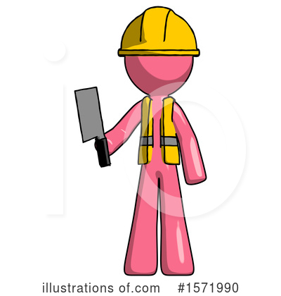 Royalty-Free (RF) Pink Design Mascot Clipart Illustration by Leo Blanchette - Stock Sample #1571990