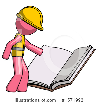 Royalty-Free (RF) Pink Design Mascot Clipart Illustration by Leo Blanchette - Stock Sample #1571993