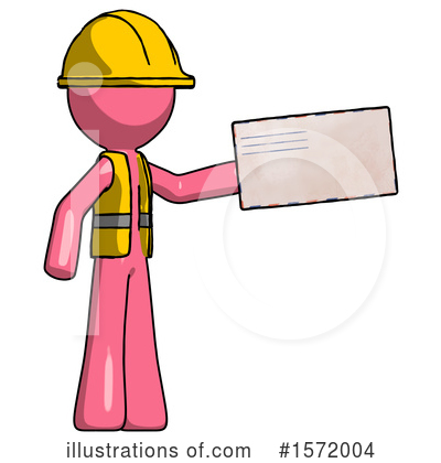 Royalty-Free (RF) Pink Design Mascot Clipart Illustration by Leo Blanchette - Stock Sample #1572004