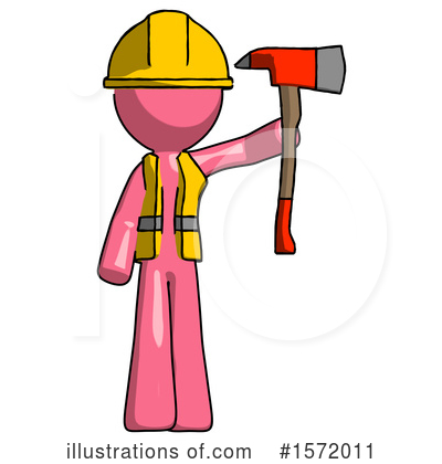 Royalty-Free (RF) Pink Design Mascot Clipart Illustration by Leo Blanchette - Stock Sample #1572011