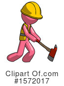 Pink Design Mascot Clipart #1572017 by Leo Blanchette