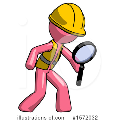 Royalty-Free (RF) Pink Design Mascot Clipart Illustration by Leo Blanchette - Stock Sample #1572032