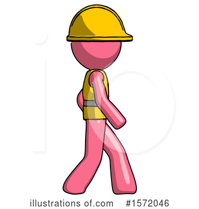 Royalty-Free (RF) Pink Design Mascot Clipart Illustration by Leo Blanchette - Stock Sample #1572046