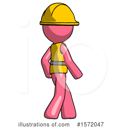 Royalty-Free (RF) Pink Design Mascot Clipart Illustration by Leo Blanchette - Stock Sample #1572047