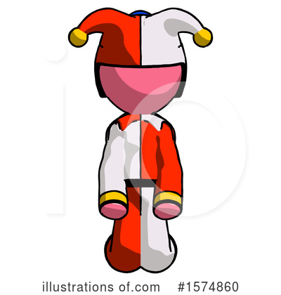 Royalty-Free (RF) Pink Design Mascot Clipart Illustration by Leo Blanchette - Stock Sample #1574860