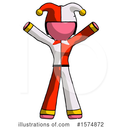 Royalty-Free (RF) Pink Design Mascot Clipart Illustration by Leo Blanchette - Stock Sample #1574872