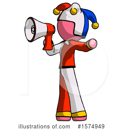 Royalty-Free (RF) Pink Design Mascot Clipart Illustration by Leo Blanchette - Stock Sample #1574949