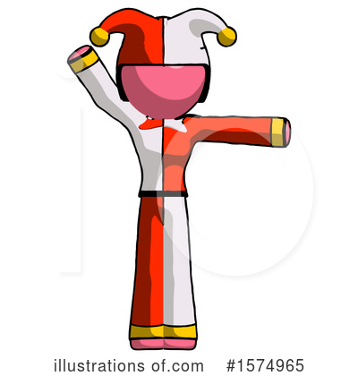 Royalty-Free (RF) Pink Design Mascot Clipart Illustration by Leo Blanchette - Stock Sample #1574965