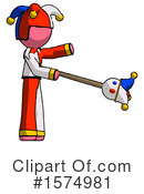 Pink Design Mascot Clipart #1574981 by Leo Blanchette