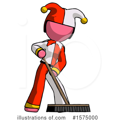 Royalty-Free (RF) Pink Design Mascot Clipart Illustration by Leo Blanchette - Stock Sample #1575000
