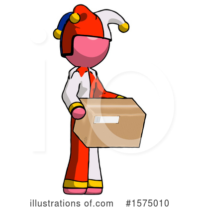 Royalty-Free (RF) Pink Design Mascot Clipart Illustration by Leo Blanchette - Stock Sample #1575010