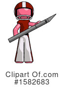 Pink Design Mascot Clipart #1582683 by Leo Blanchette