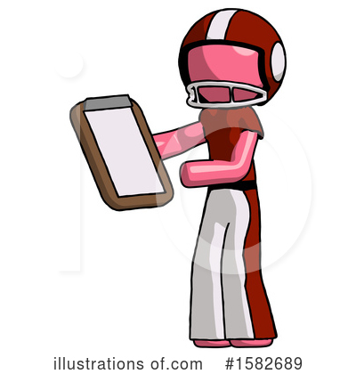 Royalty-Free (RF) Pink Design Mascot Clipart Illustration by Leo Blanchette - Stock Sample #1582689