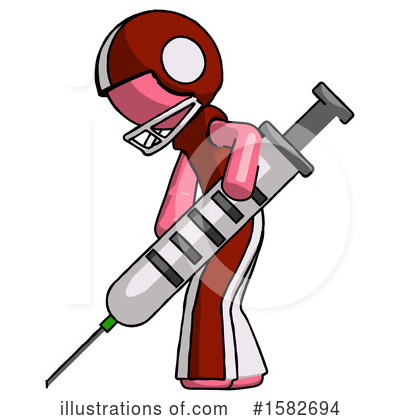 Royalty-Free (RF) Pink Design Mascot Clipart Illustration by Leo Blanchette - Stock Sample #1582694