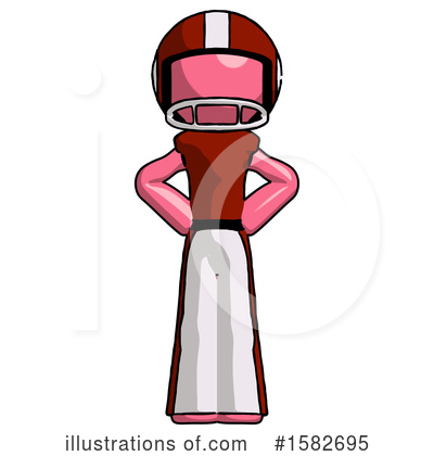 Royalty-Free (RF) Pink Design Mascot Clipart Illustration by Leo Blanchette - Stock Sample #1582695