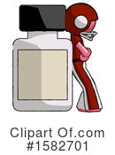 Pink Design Mascot Clipart #1582701 by Leo Blanchette
