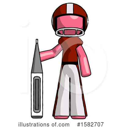 Royalty-Free (RF) Pink Design Mascot Clipart Illustration by Leo Blanchette - Stock Sample #1582707