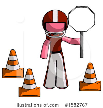 Royalty-Free (RF) Pink Design Mascot Clipart Illustration by Leo Blanchette - Stock Sample #1582767