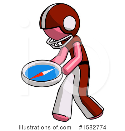 Royalty-Free (RF) Pink Design Mascot Clipart Illustration by Leo Blanchette - Stock Sample #1582774