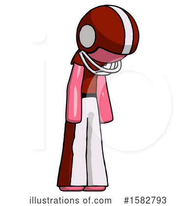 Royalty-Free (RF) Pink Design Mascot Clipart Illustration by Leo Blanchette - Stock Sample #1582793