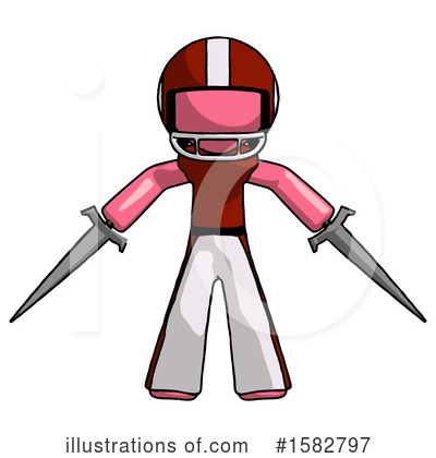 Royalty-Free (RF) Pink Design Mascot Clipart Illustration by Leo Blanchette - Stock Sample #1582797