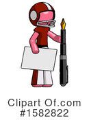 Pink Design Mascot Clipart #1582822 by Leo Blanchette