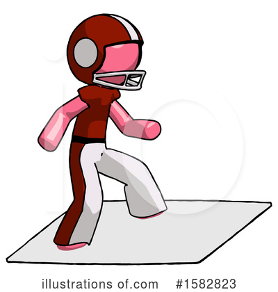 Royalty-Free (RF) Pink Design Mascot Clipart Illustration by Leo Blanchette - Stock Sample #1582823
