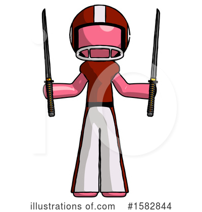 Royalty-Free (RF) Pink Design Mascot Clipart Illustration by Leo Blanchette - Stock Sample #1582844