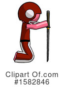 Pink Design Mascot Clipart #1582846 by Leo Blanchette