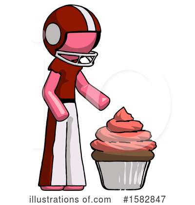 Royalty-Free (RF) Pink Design Mascot Clipart Illustration by Leo Blanchette - Stock Sample #1582847